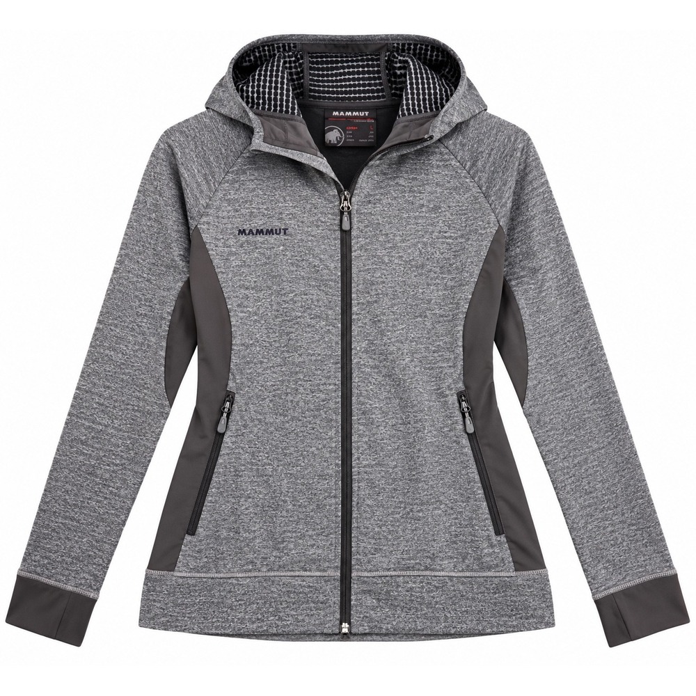 Mammut Cirrus Jacket L Gray Hooded Gorpcore Hiking Outdoor Technical Full Zip